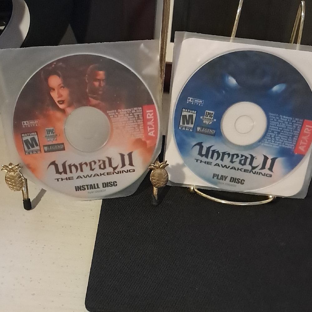 Unreal II: The Awakening Video Game by Atari - Black and White